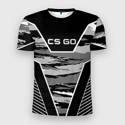 Мужская спорт-футболка CS:GO Grey Camo