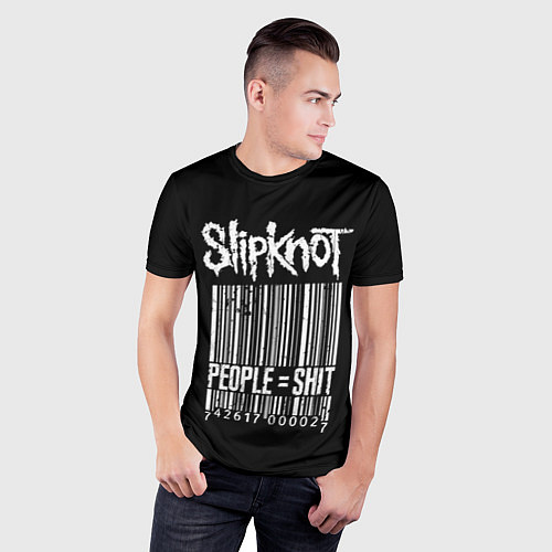 Мужская спорт-футболка Slipknot: People Shit / 3D-принт – фото 3