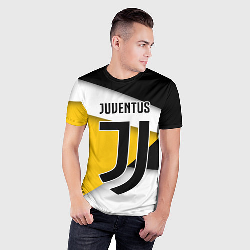 Мужская спорт-футболка FC Juventus / 3D-принт – фото 3