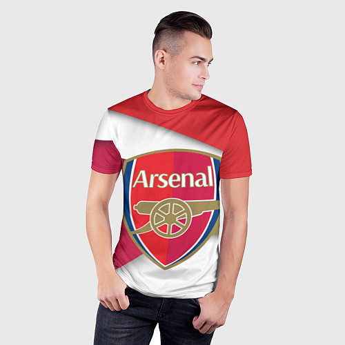 Мужская спорт-футболка FC Arsenal / 3D-принт – фото 3