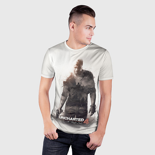Мужская спорт-футболка Uncharted 4: Nathan / 3D-принт – фото 3