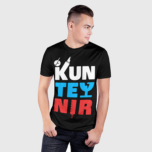 Мужская спорт-футболка Kunteynir / 3D-принт – фото 3