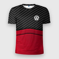 Мужская спорт-футболка Volkswagen: Red Carbon