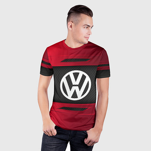 Мужская спорт-футболка Volkswagen Collection / 3D-принт – фото 3