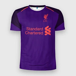 Футболка спортивная мужская FC Liverpool Away 18-19, цвет: 3D-принт