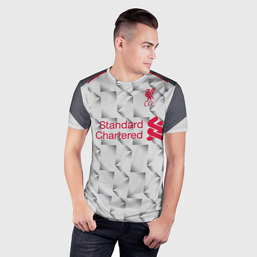 Мужская спорт-футболка FC Liverpool Alt 18-19 / 3D-принт – фото 3