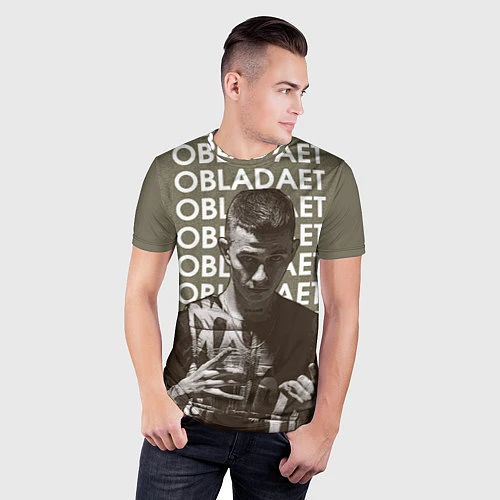 Мужская спорт-футболка OBLADAET / 3D-принт – фото 3