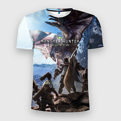 Футболка спортивная мужская Monster Hunter: World, цвет: 3D-принт