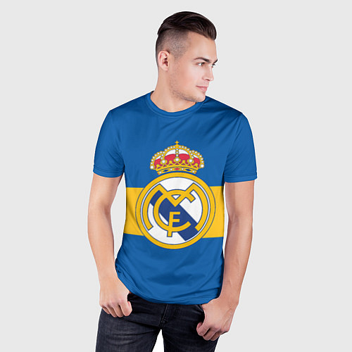 Мужская спорт-футболка Реал Мадрид / 3D-принт – фото 3