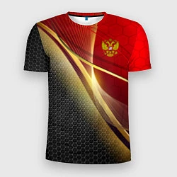 Мужская спорт-футболка RUSSIA SPORT: Gold Collection