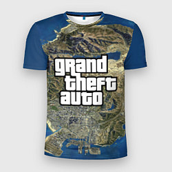 Футболка спортивная мужская GTA, цвет: 3D-принт