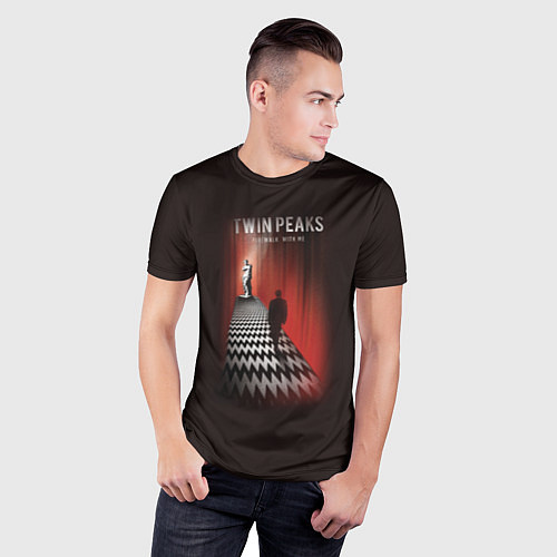 Мужская спорт-футболка Twin Peaks: Firewalk with me / 3D-принт – фото 3