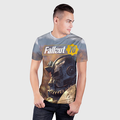 Мужская спорт-футболка Fallout 76 / 3D-принт – фото 3