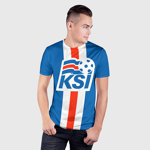 Мужская спорт-футболка KSI SPORT / 3D-принт – фото 3