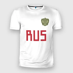 Футболка спортивная мужская Rus Team: Away WC 2018, цвет: 3D-принт