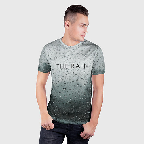 Мужская спорт-футболка The Rain / 3D-принт – фото 3