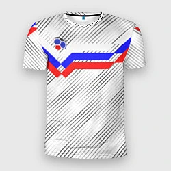 Футболка спортивная мужская Российский футбол, цвет: 3D-принт