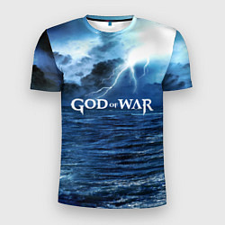 Футболка спортивная мужская God of War: Sea ​​rage, цвет: 3D-принт