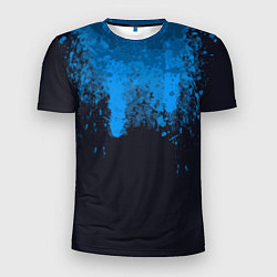 Мужская спорт-футболка Android Blood: Blue