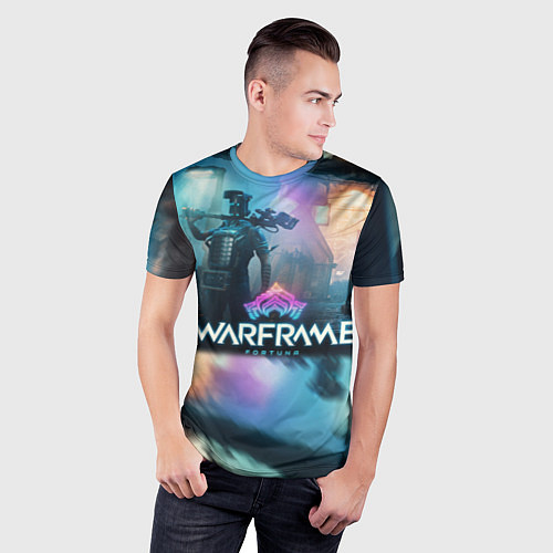 Мужская спорт-футболка WARFRAME FORTUNA / 3D-принт – фото 3