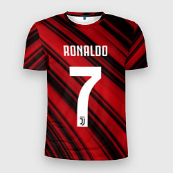 Футболка спортивная мужская Ronaldo 7: Red Sport, цвет: 3D-принт