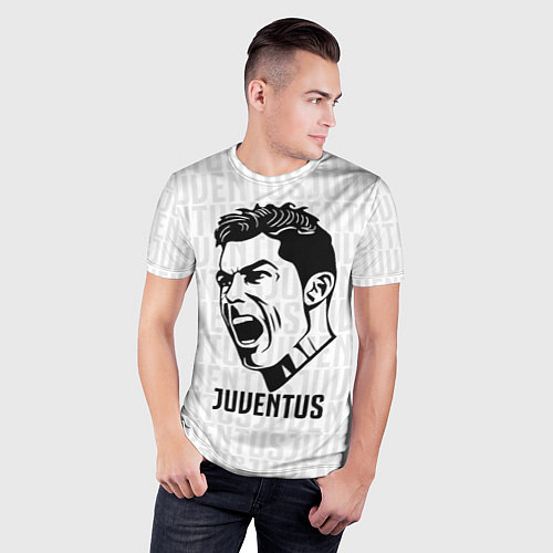 Мужская спорт-футболка Juve Ronaldo / 3D-принт – фото 3