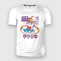 Футболка спортивная мужская Sailor Meow, цвет: 3D-принт