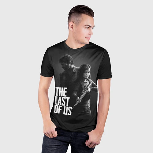 Мужская спорт-футболка The Last of Us: Black Style / 3D-принт – фото 3