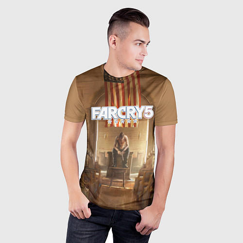 Мужская спорт-футболка Far Cry 5 / 3D-принт – фото 3