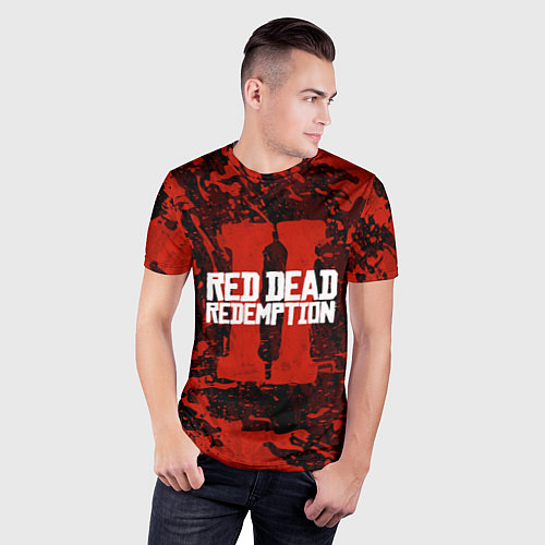 Мужская спорт-футболка Red Dead Redemption: Part II / 3D-принт – фото 3