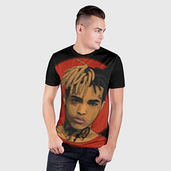 Футболка спортивная мужская XXXTentacion: Red Sun, цвет: 3D-принт — фото 2