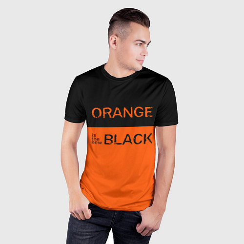 Мужская спорт-футболка Orange Is the New Black / 3D-принт – фото 3