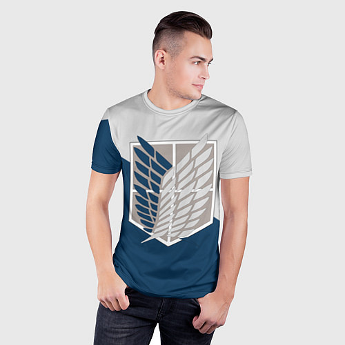 Мужская спорт-футболка Крылья Свободы / 3D-принт – фото 3