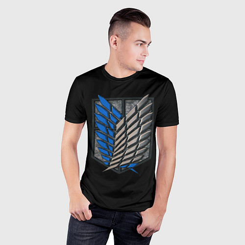 Мужская спорт-футболка Стальные крылья / 3D-принт – фото 3