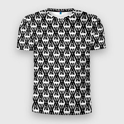 Мужская спорт-футболка TES: White Pattern