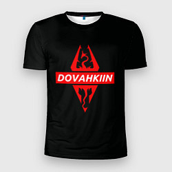 Футболка спортивная мужская TES: Dovahkin, цвет: 3D-принт