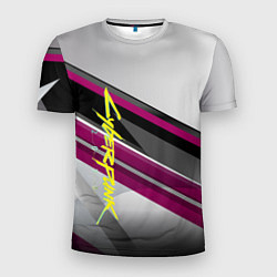 Мужская спорт-футболка Cyberpunk 2077: Violet Style