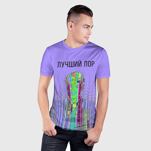 Мужская спорт-футболка Лор: поп-арт / 3D-принт – фото 3