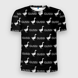 Мужская спорт-футболка GUSSI: Black Pattern