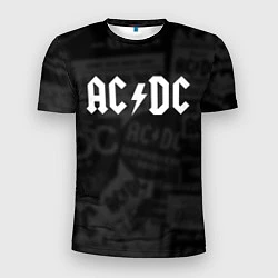 Футболка спортивная мужская AC/DC: Black Rock, цвет: 3D-принт
