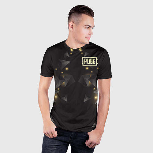 Мужская спорт-футболка PUBG: Night Fireflies / 3D-принт – фото 3