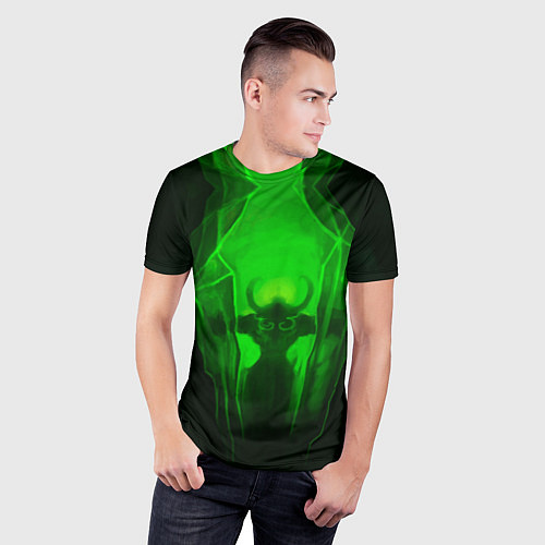 Мужская спорт-футболка Демон легиона / 3D-принт – фото 3