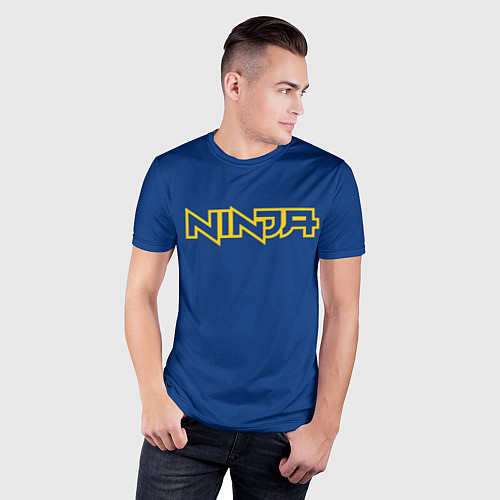 Мужская спорт-футболка NinjasHyper Streamer / 3D-принт – фото 3