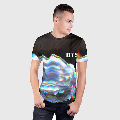 Мужская спорт-футболка BTS: Spectroscopy / 3D-принт – фото 3