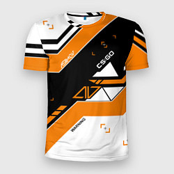 Футболка спортивная мужская CS:GO Asiimov Inverted, цвет: 3D-принт
