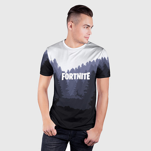 Мужская спорт-футболка Fortnite: Dark Forest / 3D-принт – фото 3
