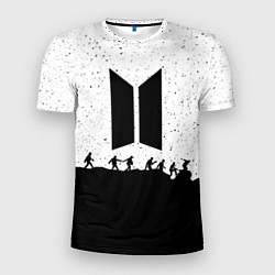 Мужская спорт-футболка BTS: Black Stars