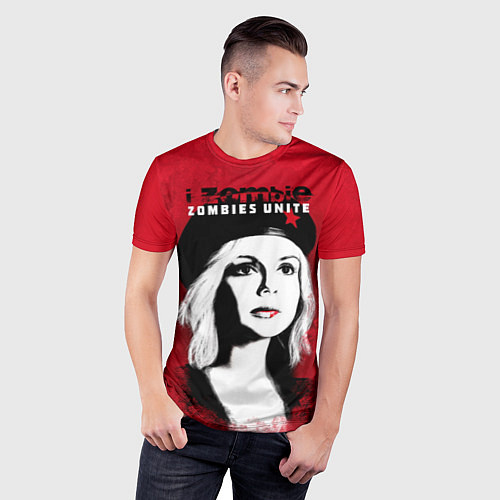Мужская спорт-футболка Zombies Unite - Оливия Мур / 3D-принт – фото 3