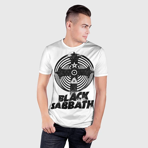 Мужская спорт-футболка Black Sabbath / 3D-принт – фото 3
