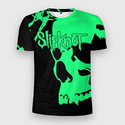 Футболка спортивная мужская Slipknot: Acid Skull, цвет: 3D-принт